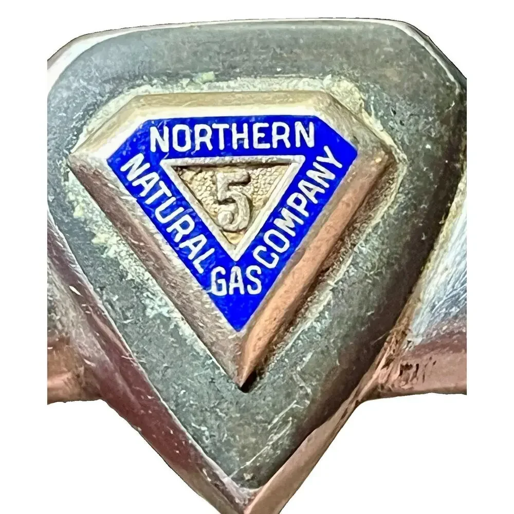 Vintage Northern Natural Gas Employee 5 Year Service Award Money Clip